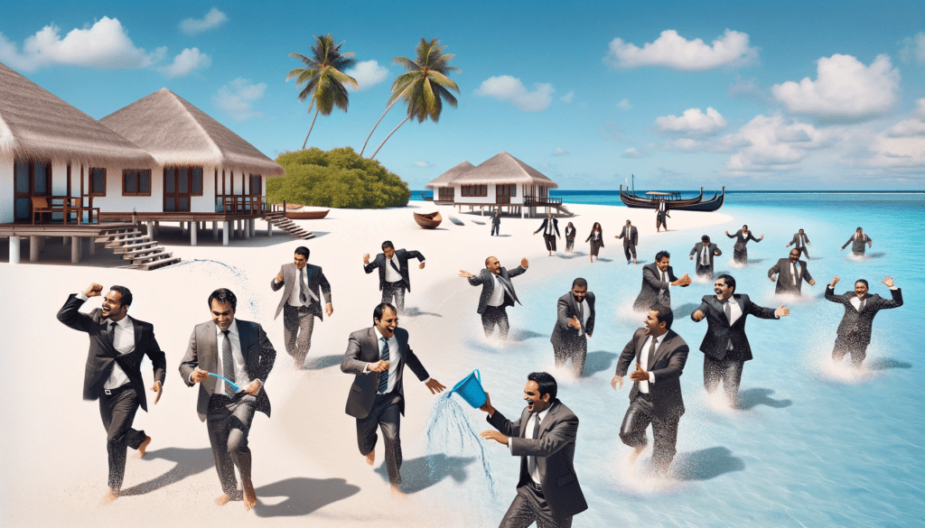 MPs imaginary fight on Maldives Pristine Beaches