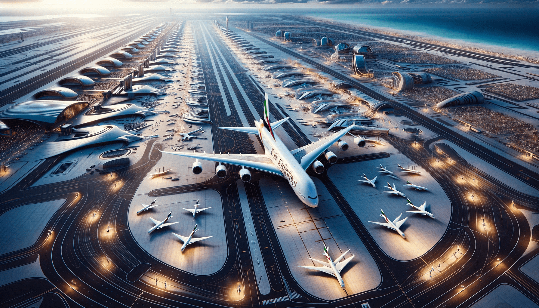 Dubai Airport and Emirates in 2100