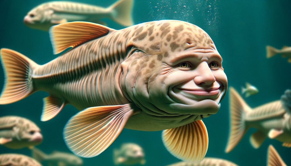 Homo Piscis Fish Smiling