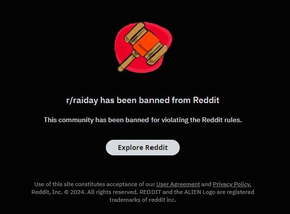 This community has been banned for violating the Reddit rules