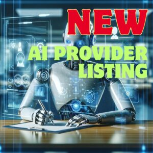 New AI Provider Listing - review and backlink