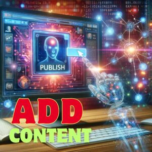 AI Generated Content publication with Backlinks