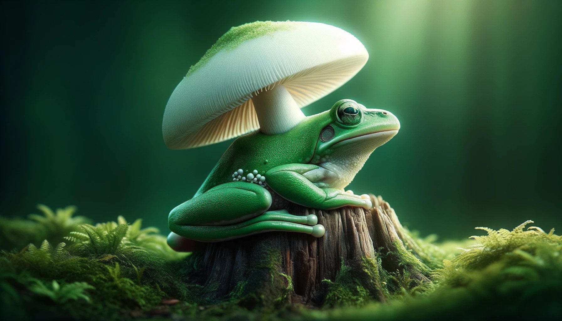 Can AI grow Mushroom on an alive frog?