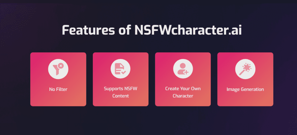 Features of NSFWcharacter.ai
