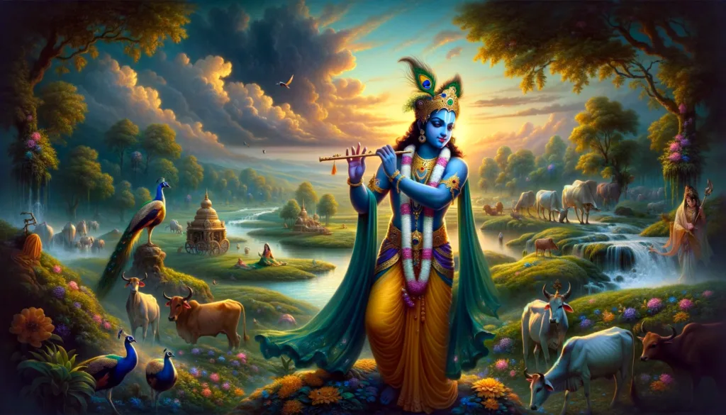 AI Krishna free image