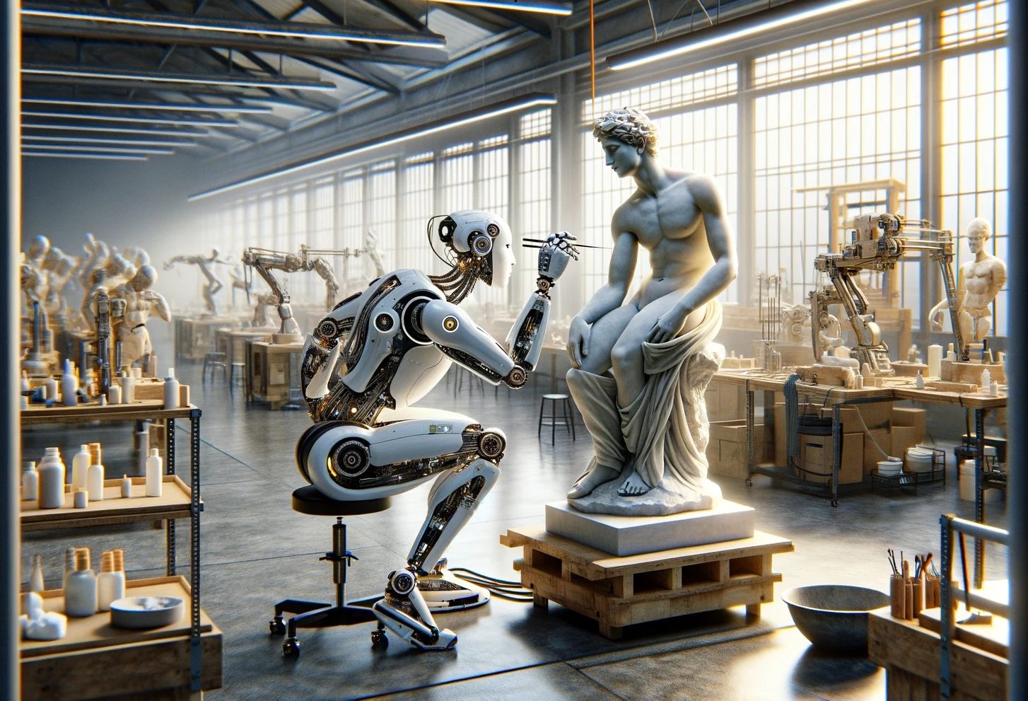 AI Robot Craving David Michelangelo