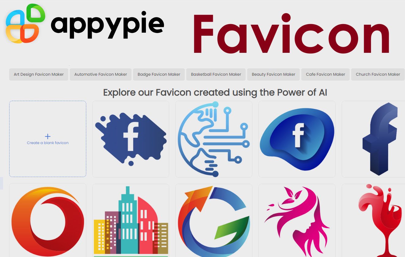 AppyPie FavIcon AI generator