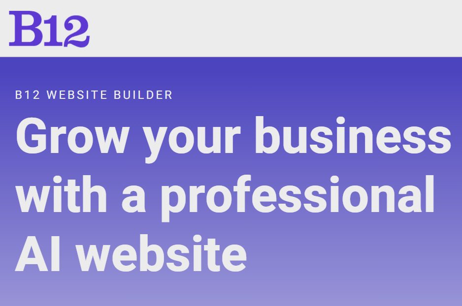 B12 WEBSITE BUILDER