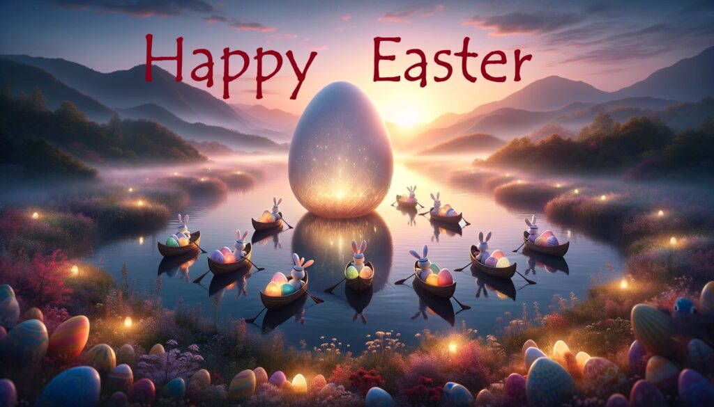 Happy Easter 2024 AI AI Generated