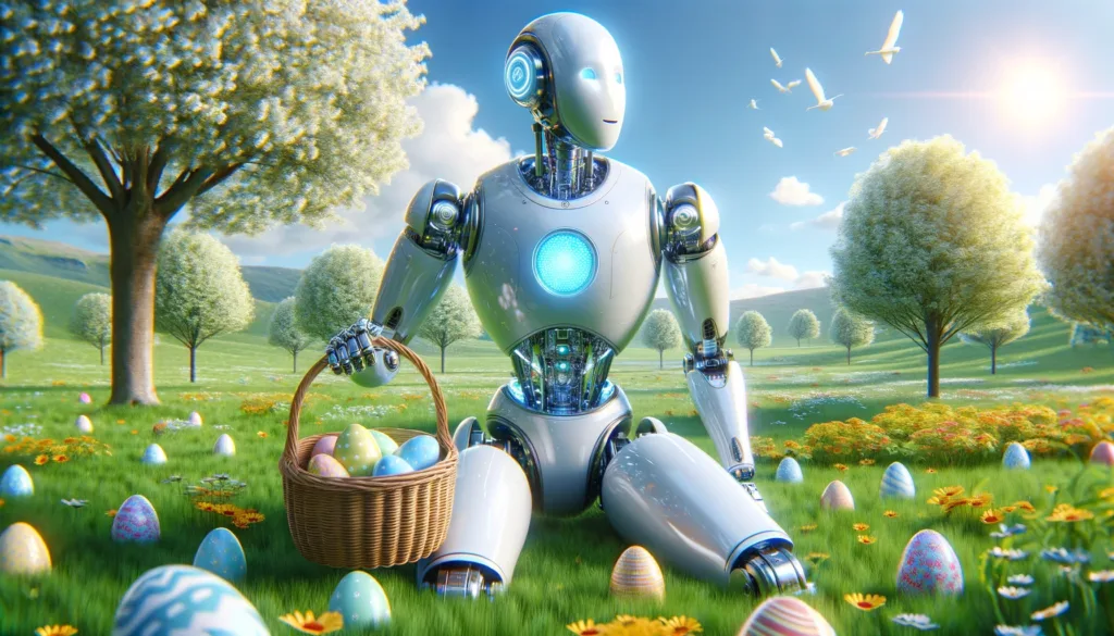 Happy Easter AI Generated image