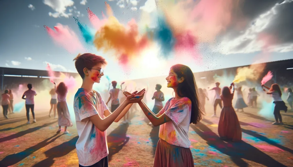 Holi festival AI Generated Image  kinds