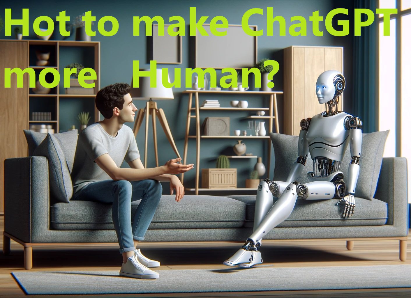 How to make ChatGPT Sound More Human