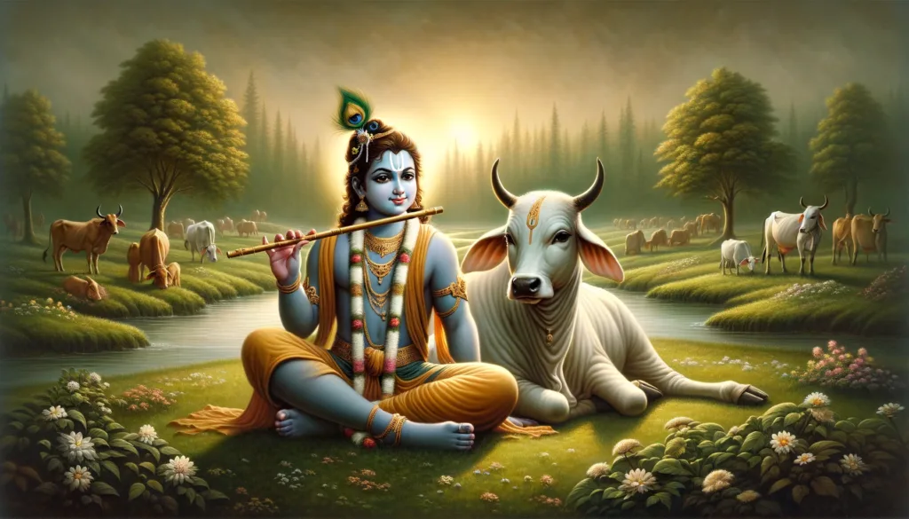 Krishna with the Cow