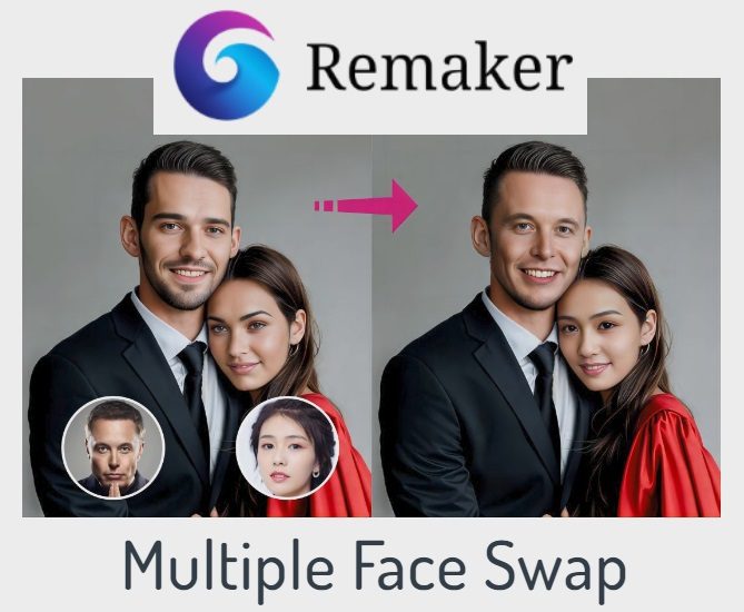 Remaker Multiple Face Swap AI