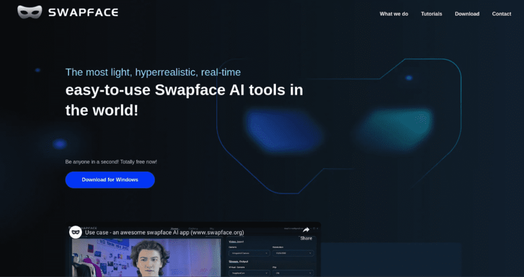 SwapFace Easy-to-use AI beauty filter tools in the world!