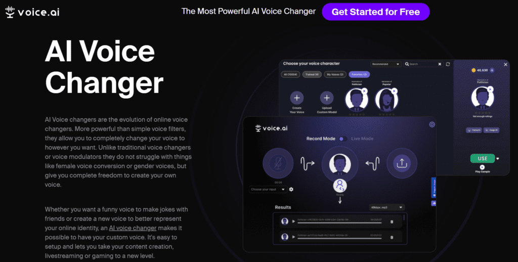 Voice AI Changer