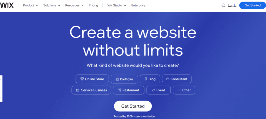 Wix Create a Website Without limits