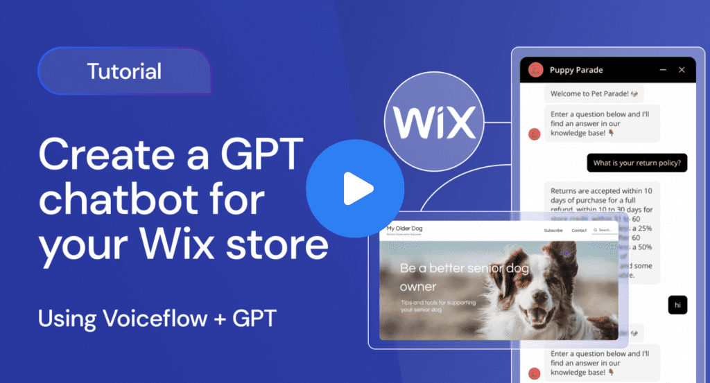 Create a GPT Chatbot for your Wix Store