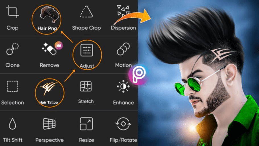 picsart gif generator adjust