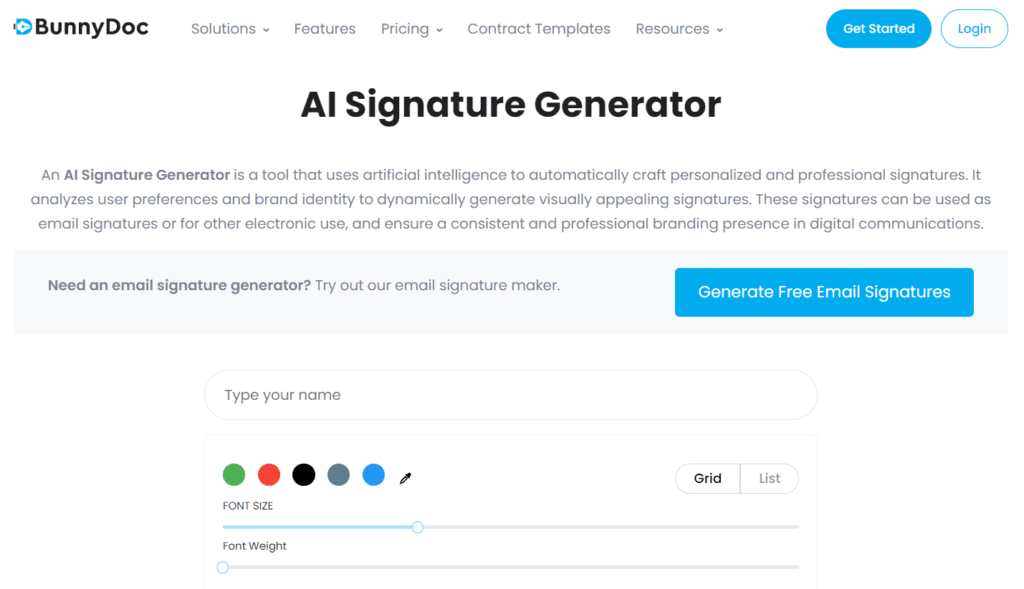 AI Signature Generator