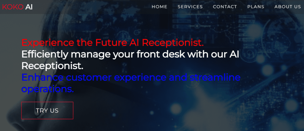 KoKo AI Receptionist