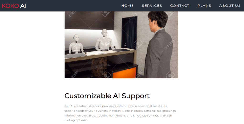 KoKo AI customizable support