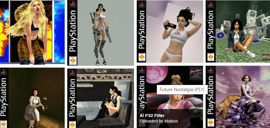 PlayStation 2 replicate images