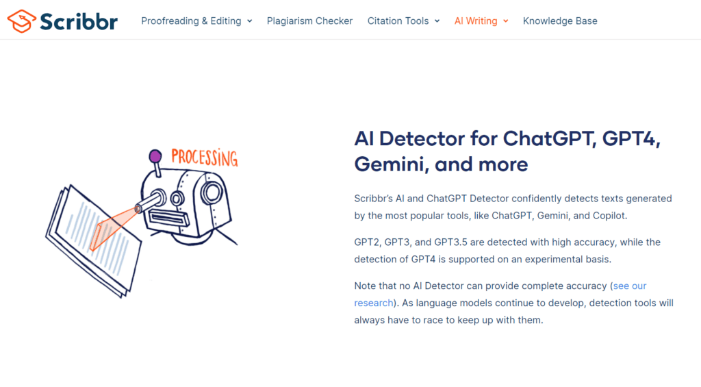 Scribbr AI Detector