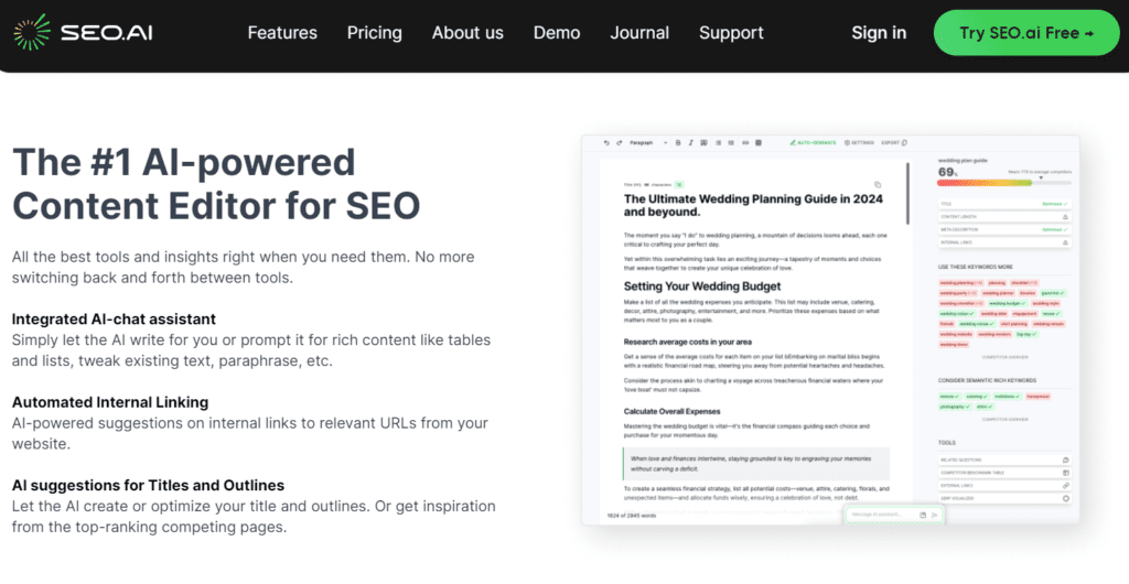 SEO AI content editor