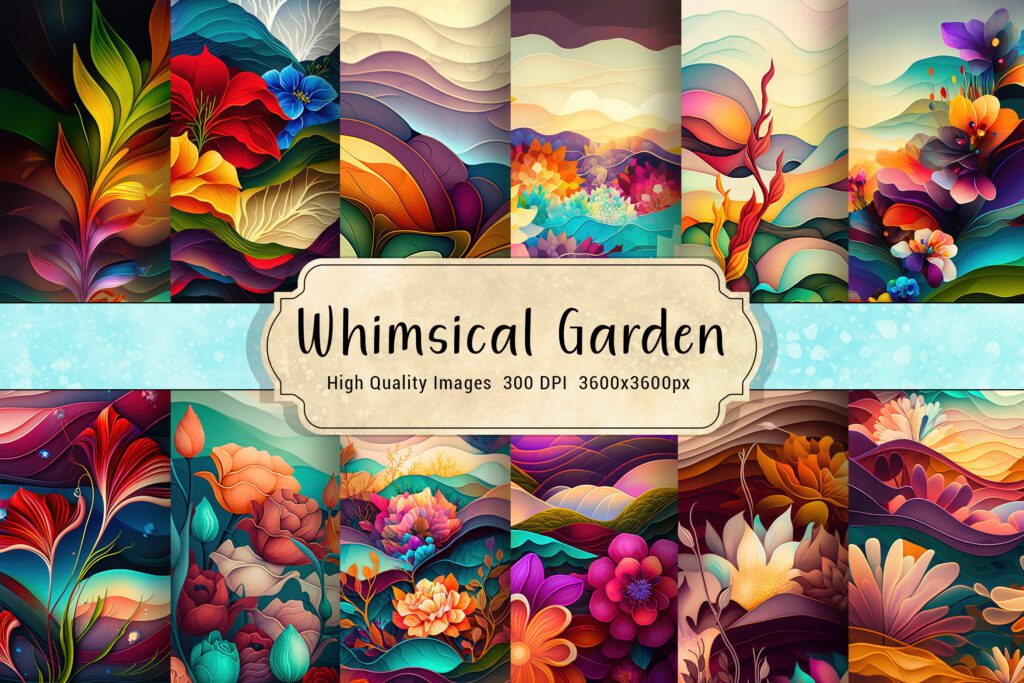 Whimsical Garden high quality