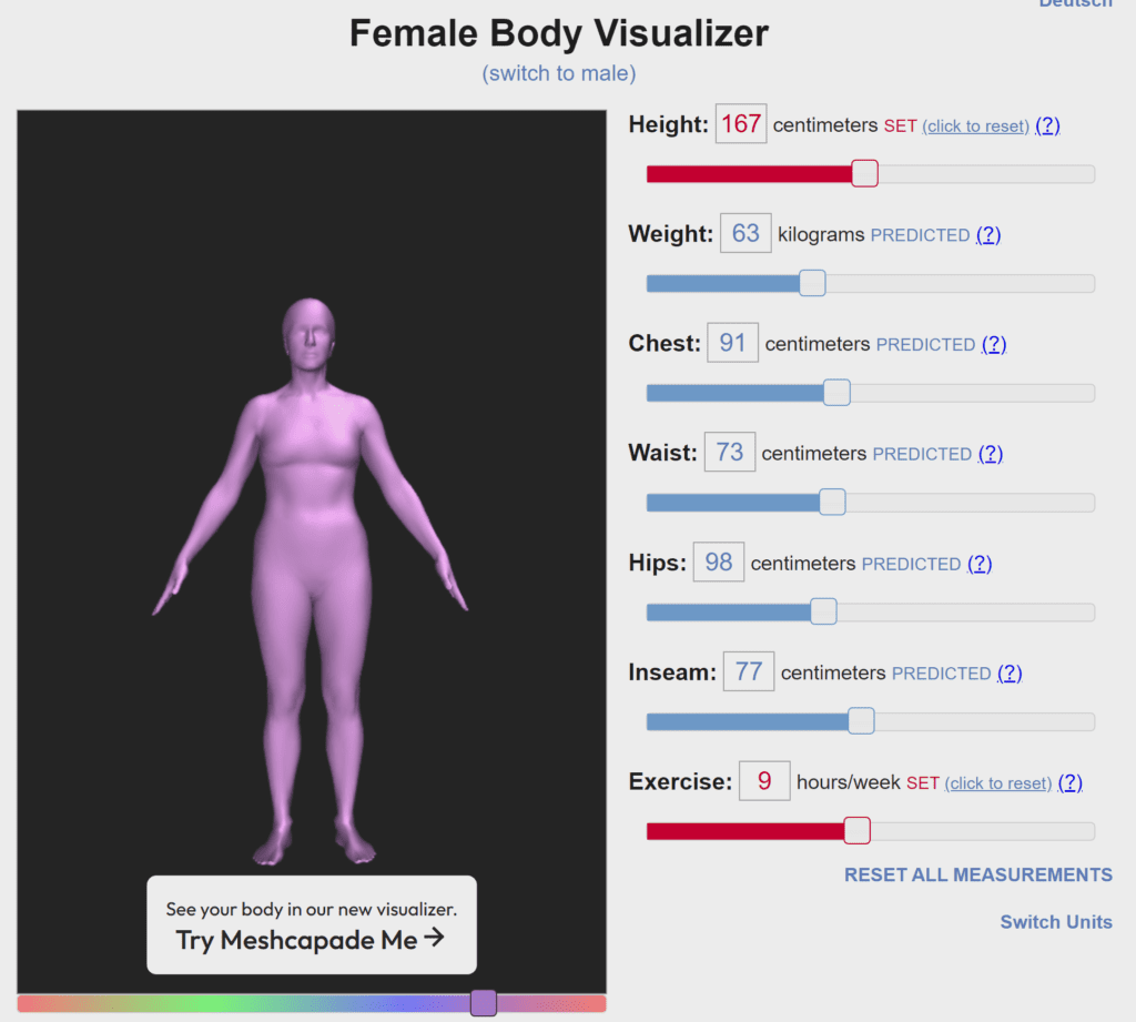 Female Body Visualizer AI