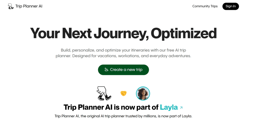 trip planner ai Layla