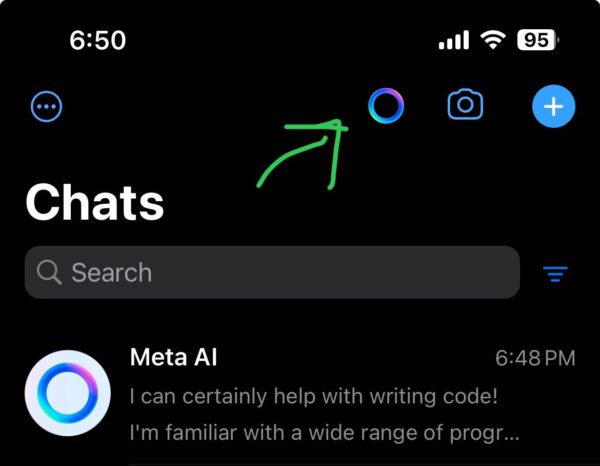 Meta AI on Whatsapp
