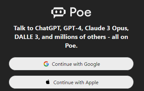 Poe Login