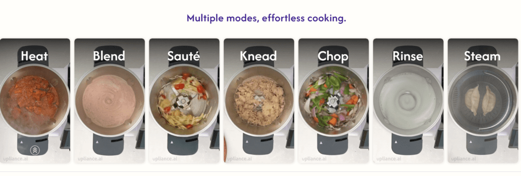 Upliance AI Cooking Machine Use Cases