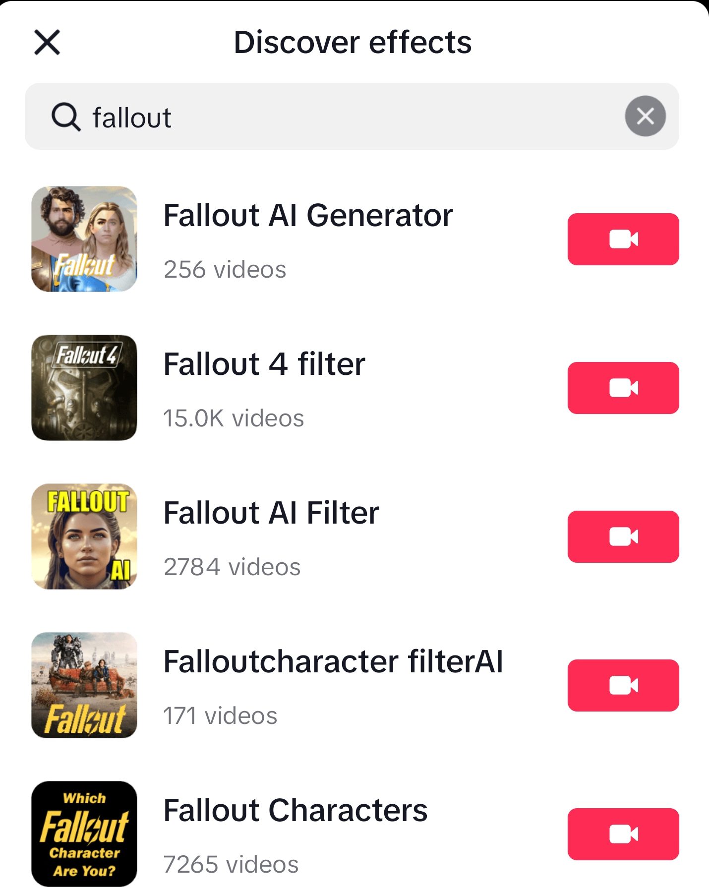 Fallout AI Effect TikTok