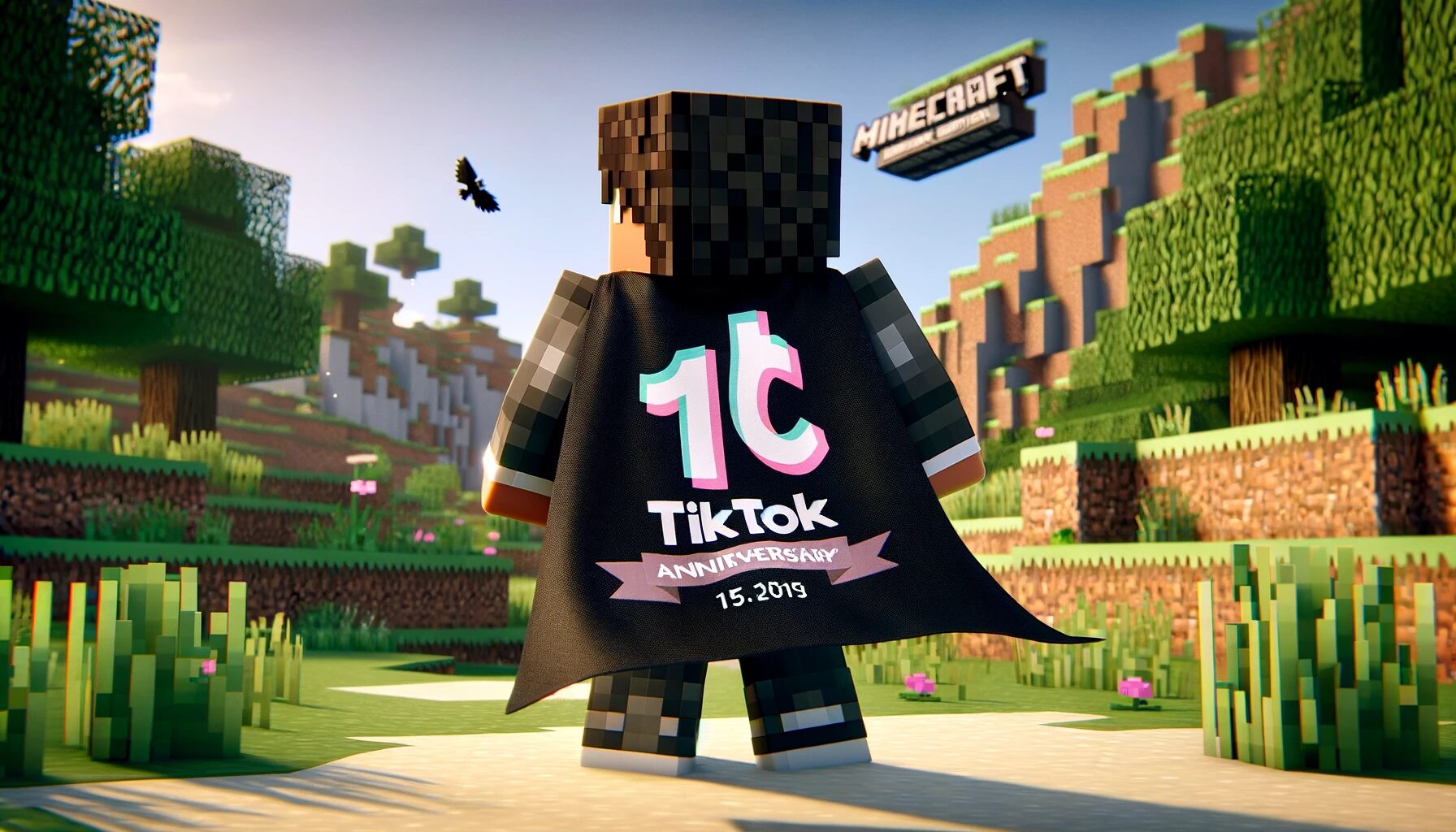 Minecraft TikTok Cape