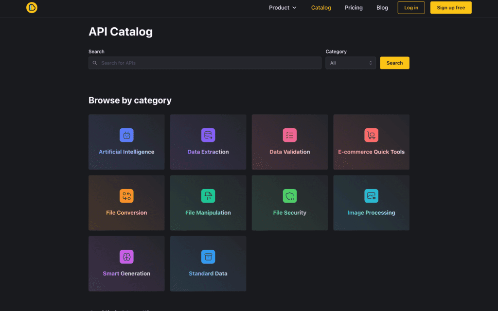 ApyHub Api Catalog