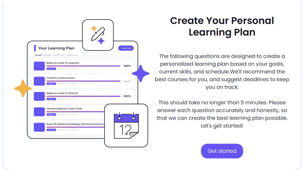 Data Mentor Learning Plan