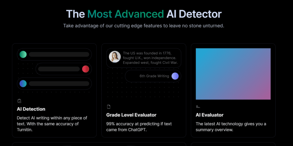 The Most Advanced AI Detector