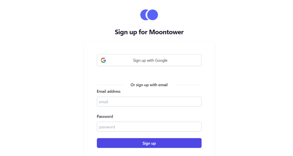 MoonTower login