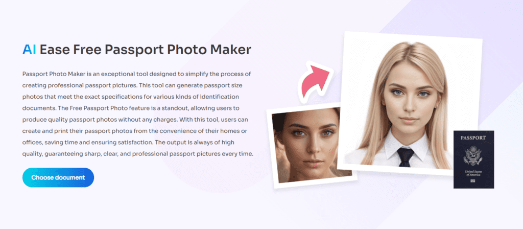 AI Ease Free Passport Photo Maker