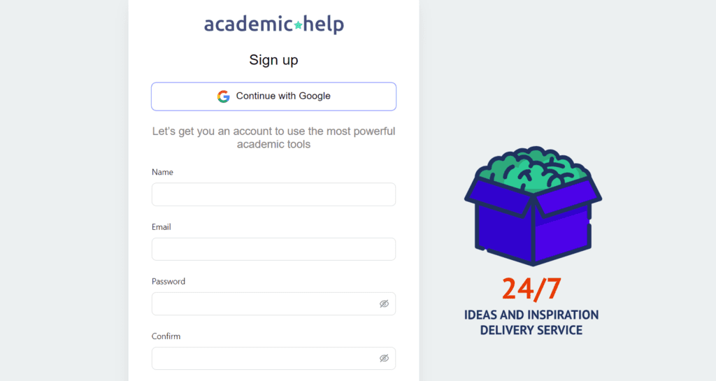 academic help login