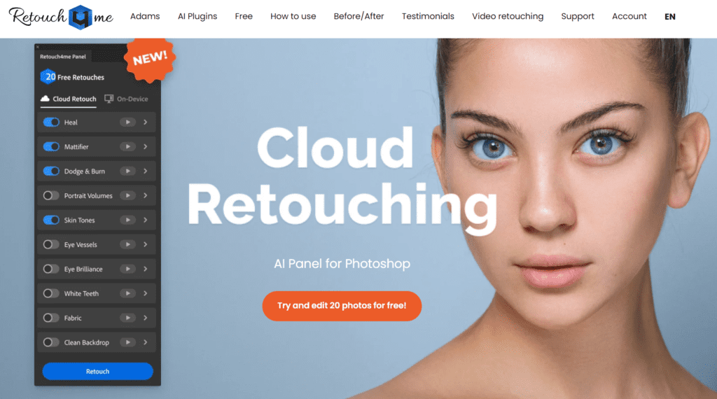 Retouch4me free