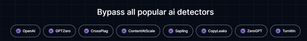 Bypass all popular ai detectors