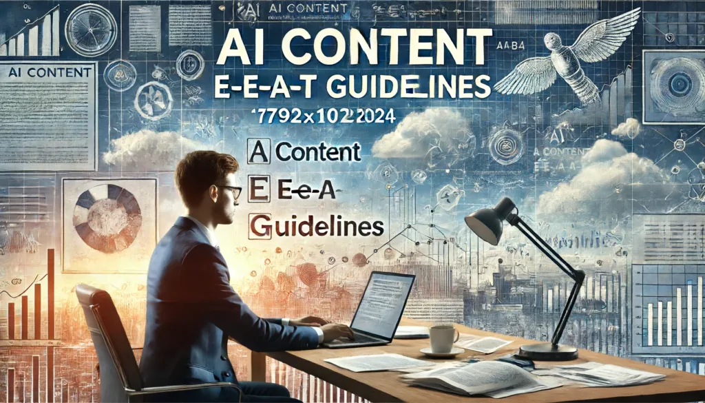 AI content aligned to google  E-E-A-T guidelines