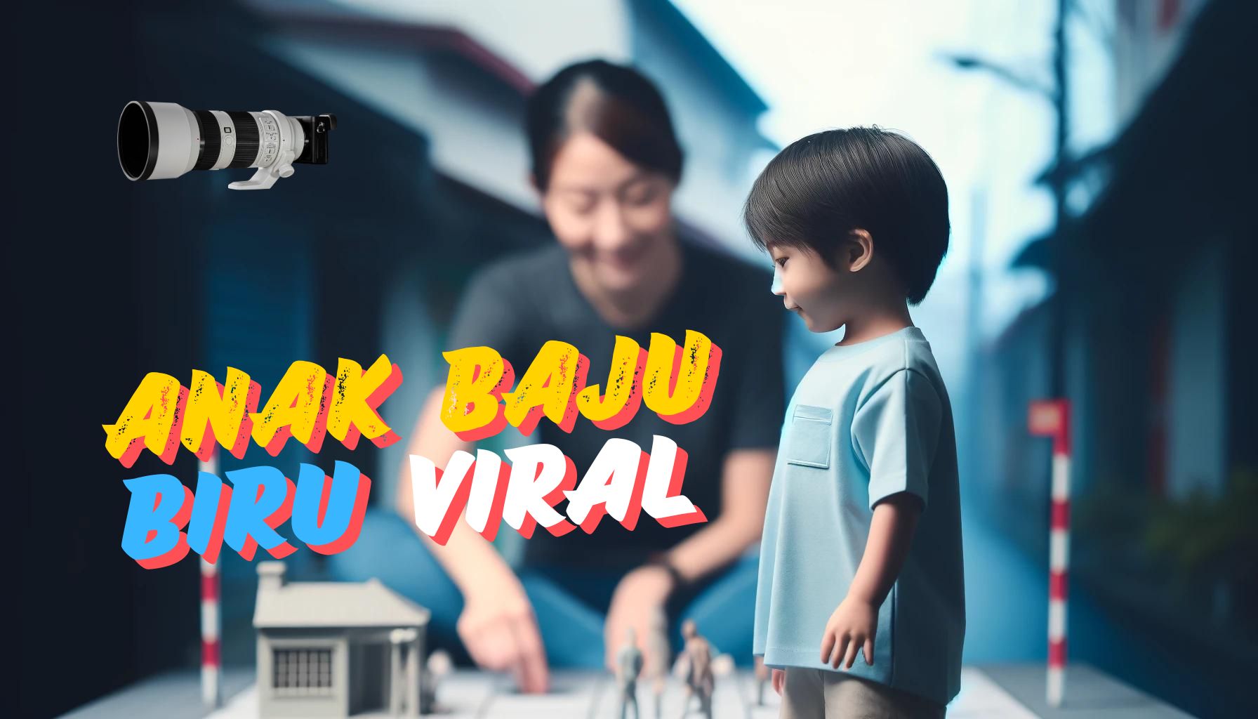 Anak Baju Biru Viral