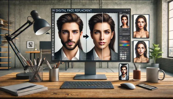 How AI Powers Digital Face Replacement