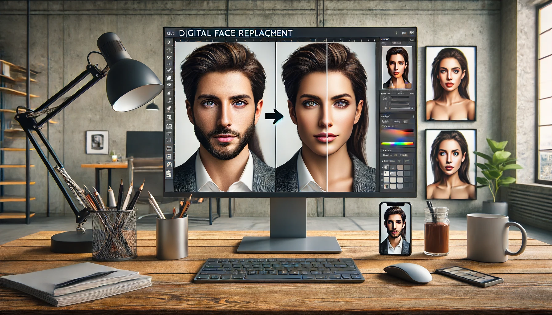 Digital Face Replacement