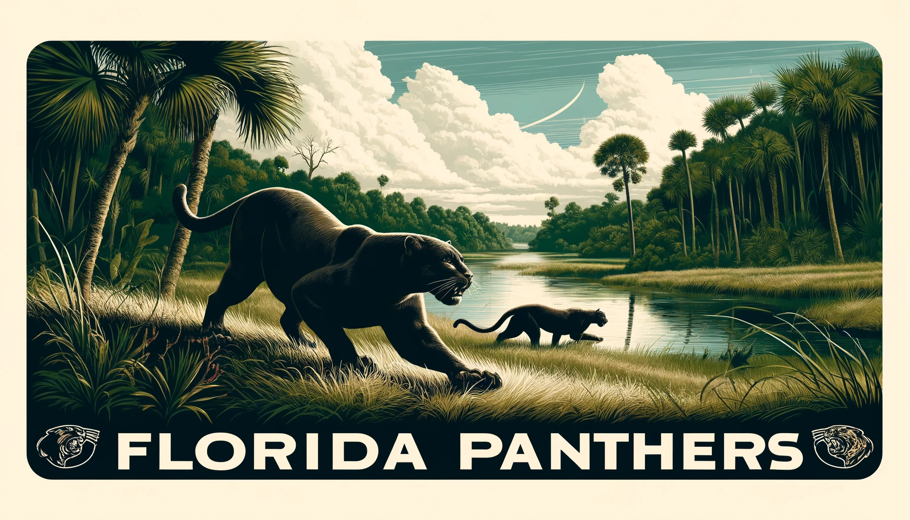 Love in the Wild: The Tale of Two Florida Panthers